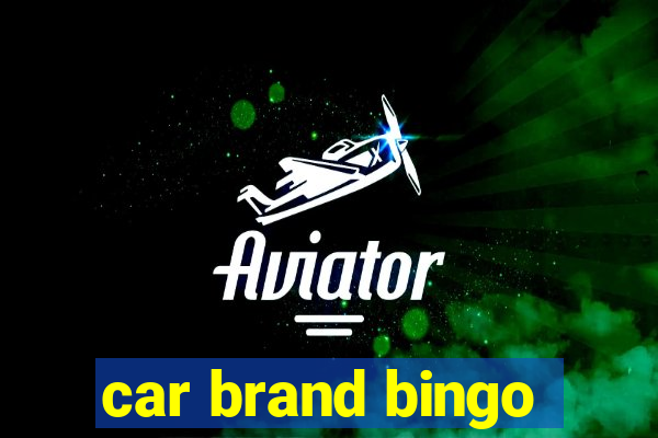 car brand bingo